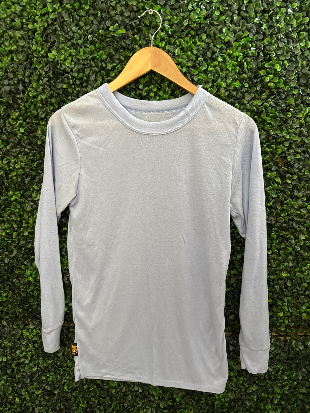 REI, Blue long sleeve Crew Neck Blouse, Women’s size L